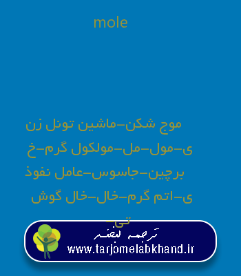 mole به فارسی